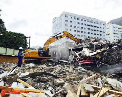 Demolition of the - Fantástico - Support Building