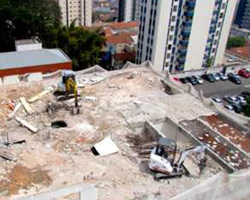 Demolição Hospital São Camilo Demolição Hospital São Camilo