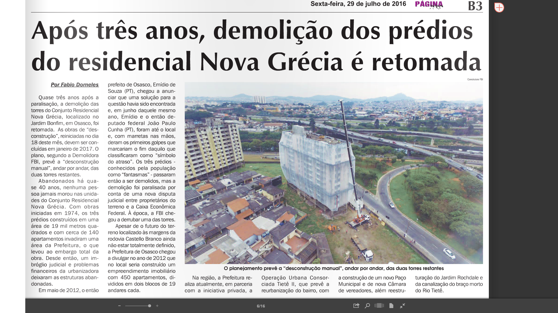 Conjunto Nova Grécia - Osasco 2016 Conjunto Nova Grécia - Osasco 2016