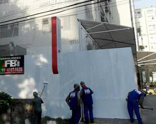 Demolição Hospital São Camilo Demolição Hospital São Camilo
